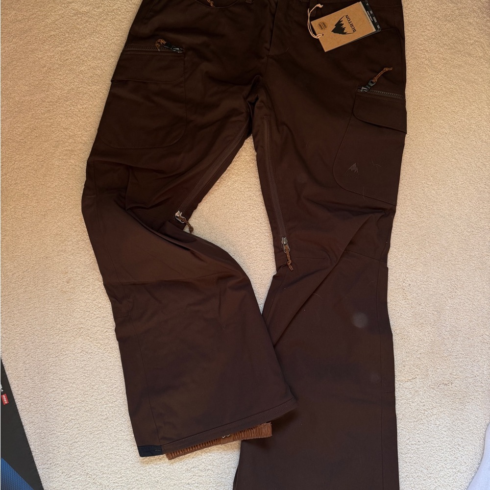 Burton Gloria Brown Snowboard Pants (short length)